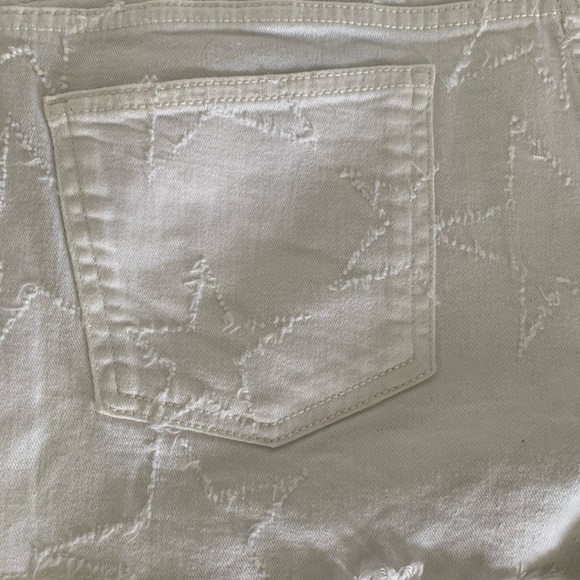 Stella McCartney White Denim Cut Off Ladies Shorts - Picture 6 of 12